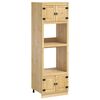 vidaXL Armoire SKI Brun Miel 66 x 58 x 207 cm Pin massif