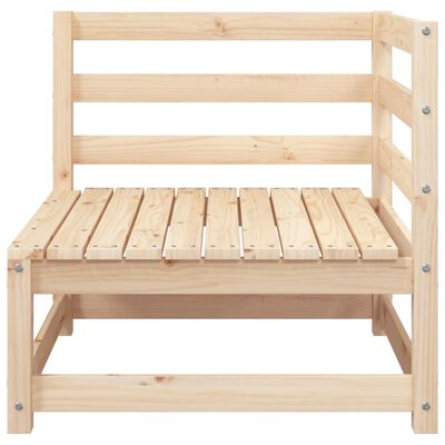 vidaXL Canapés d'angle de jardin 2 pcs 70x70x67 cm bois de pin massif