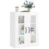 vidaXL Armoire murale blanc brillant 69,5x34x90 cm bois d'ing&eacute;nierie