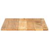 vidaXL Dessus de table 80x80x3,8 cm carré bois massif manguier
