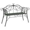 vidaXL Banc de jardin 2-Nombre de places 130 x 47 x 90 cm Acier