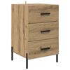 vidaXL Cabinet de chevet Ch&ecirc;ne artisanal 40 x 40 x 66 cm