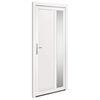 vidaXL Porte d'entr&eacute;e Blanc 98x208 cm PVC