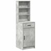vidaXL Haut Armoire Gris b&eacute;ton 41 x 40 x 135 cm Bois d'ing&eacute;nierie