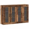 vidaXL Cabinets muraux 2 pc Bois ancien 69,5 x 34 x 90 cm