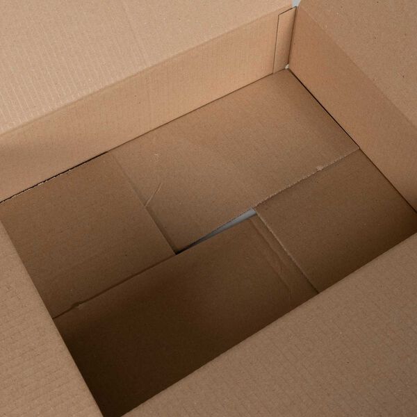 vidaXL Bo&icirc;te Pliable 50 pcs Naturel 40 x 30 x 10 cm Carton