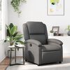 vidaXL Fauteuil inclinable gris similicuir