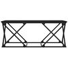 vidaXL Table basse noir 100x49x40 cm bois d'ing&eacute;nierie