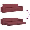 vidaXL Canap&eacute;-Lit 200cm Bordeaux tissu