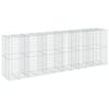 vidaXL Panier gabion avec couvercle 600x100x200 cm fer galvanis&eacute;