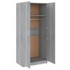 vidaXL Garde-robe Sonoma gris 80x52x180 cm Bois d'ing&eacute;nierie