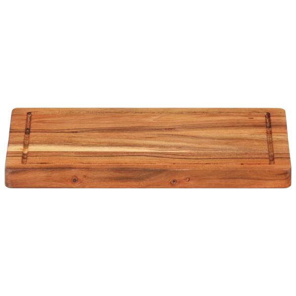 vidaXL Planche &agrave; d&eacute;couper 35x25x2,5 cm bois d'acacia massif