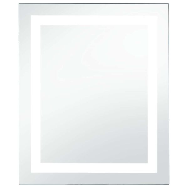 vidaXL Miroir &agrave; LED pour salle de bains et capteur tactile 60x80 cm