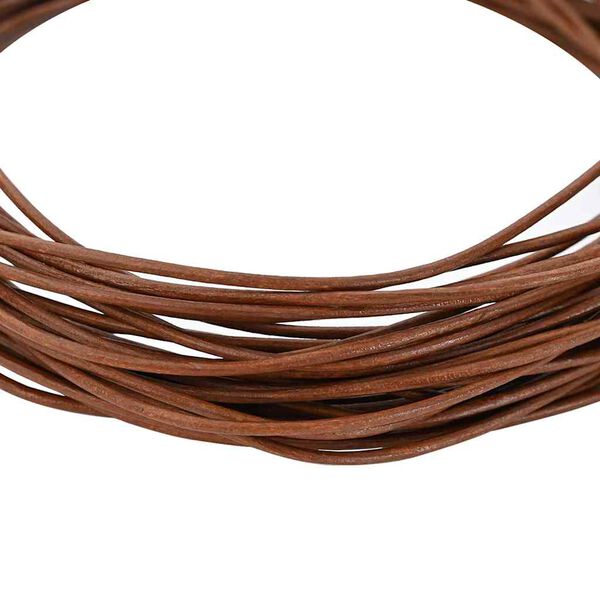 vidaXL Corde en Cuir Marron Clair &Oslash;2 mm x 10 m Cuir