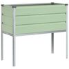 vidaXL Jardini&egrave;re Vert Pastel 100 x 45 x 90 cm Acier galvanis&eacute;