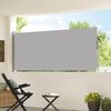 vidaXL Auvent lat&eacute;ral r&eacute;tractable 120 x 300 cm Gris