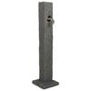 vidaXL Tanker de jardin Anthracite 26 x 26 x 98 cm PE
