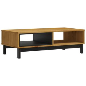 vidaXL Table basse FLAM 100x50x32,5 cm bois de pin massif