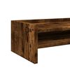 vidaXL Support de moniteur ch&ecirc;ne fum&eacute; 42x24x16 cm bois d'ing&eacute;nierie
