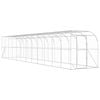 vidaXL Poulailler contre le mur Argent&eacute; 600 x 150 x 215 cm
