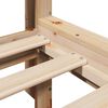 vidaXL Cadre de lit sans matelas 135x190 cm bois de pin massif