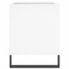 vidaXL Armoire à disques blanc 85x38x48 cm bois d'ingénierie