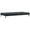 vidaXL Housse de Table 82 x 182 x 15 cm tissu Rectangulaire Noir
