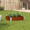 vidaXL Jardini&egrave;re marron 80x60 cm bois massif de pin