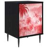 vidaXL Table de chevet AACHEN Ch&ecirc;ne noir 36 x 33 x 51 cm
