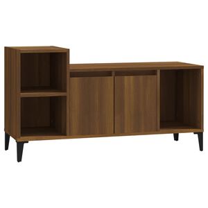 vidaXL Meuble TV Ch&ecirc;ne marron 100x35x55 cm Bois d'ing&eacute;nierie