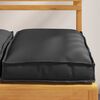 vidaXL Coussin pour assise de palette 6 pcs Noir 40 x 40 x 8 cm