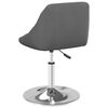 vidaXL Tabouret de bar Gris fonc&eacute; Velours