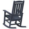 vidaXL Chaise Berçante de Jardin 2 pcs Bleu marine 70 x 92 x 108 cm