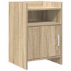 vidaXL Tables de chevet Ch&ecirc;ne Sonoma 40 x 36 x 60 cm Bois d'ing&eacute;nierie