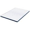 vidaXL Surmatelas Blanc 140 x 190 x 6 cm Tissu Jacquard