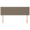 vidaXL Têtes de lit 2 pcs Taupe 72x5x78/88 cm Tissu