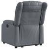 vidaXL Fauteuil inclinable &eacute;lectrique gris similicuir