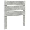 vidaXL T&ecirc;te de lit Gris b&eacute;ton 90 cm Bois d'ing&eacute;nierie