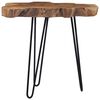 vidaXL Table basse (60-70)x45 cm Bois de teck