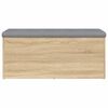 vidaXL Banc de rangement Ch&ecirc;ne Sonoma 102x42x45 cm Bois d'ing&eacute;nierie