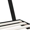 vidaXL Cadre de lit pour enfant noir 80x160 cm bois de pin massif