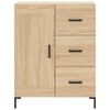 vidaXL Buffet haut Ch&ecirc;ne sonoma 69,5x34x180 cm Bois d'ing&eacute;nierie