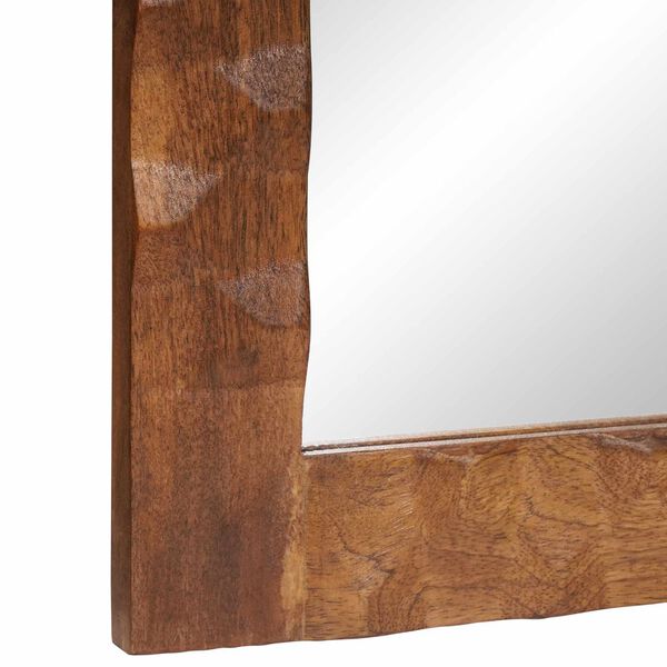 vidaXL Miroir de salle de bain Finition Acacia Brun 50 x 70 x 2,5 cm