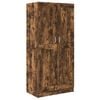 vidaXL Garde-robe Ch&ecirc;ne fum&eacute; 82,5x51,5x180 cm Bois d'ing&eacute;nierie