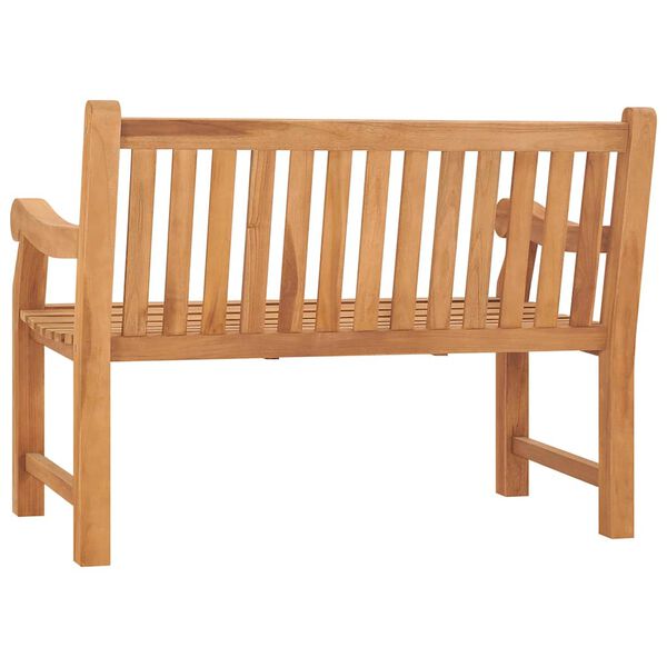 vidaXL Banc de jardin Marron 120 x 69 x 92 cm Bois de teck solide