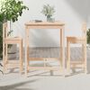 vidaXL Ensemble de bar de jardin 3 pcs bois de pin massif