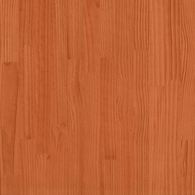 vidaXL Cadre de lit cire marron 140x190 cm bois de pin massif