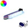 vidaXL Bande LED 12 pc Noir et Multicolore Cuivre et plastique