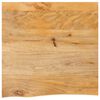 vidaXL Dessus de table &agrave; bord vivant 60x60x3,8 cm bois massif manguier