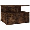 vidaXL Table de chevet flottante Ch&ecirc;ne fum&eacute; 40x31x27cm Bois ing&eacute;nierie